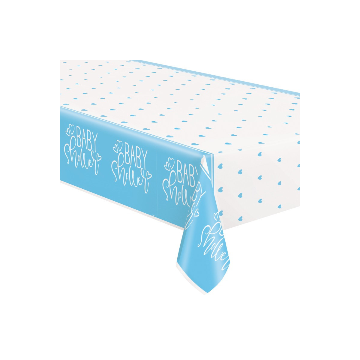 Blue Baby Shower Plastic Tablecover Blue Baby Shower Plastic Tablecover