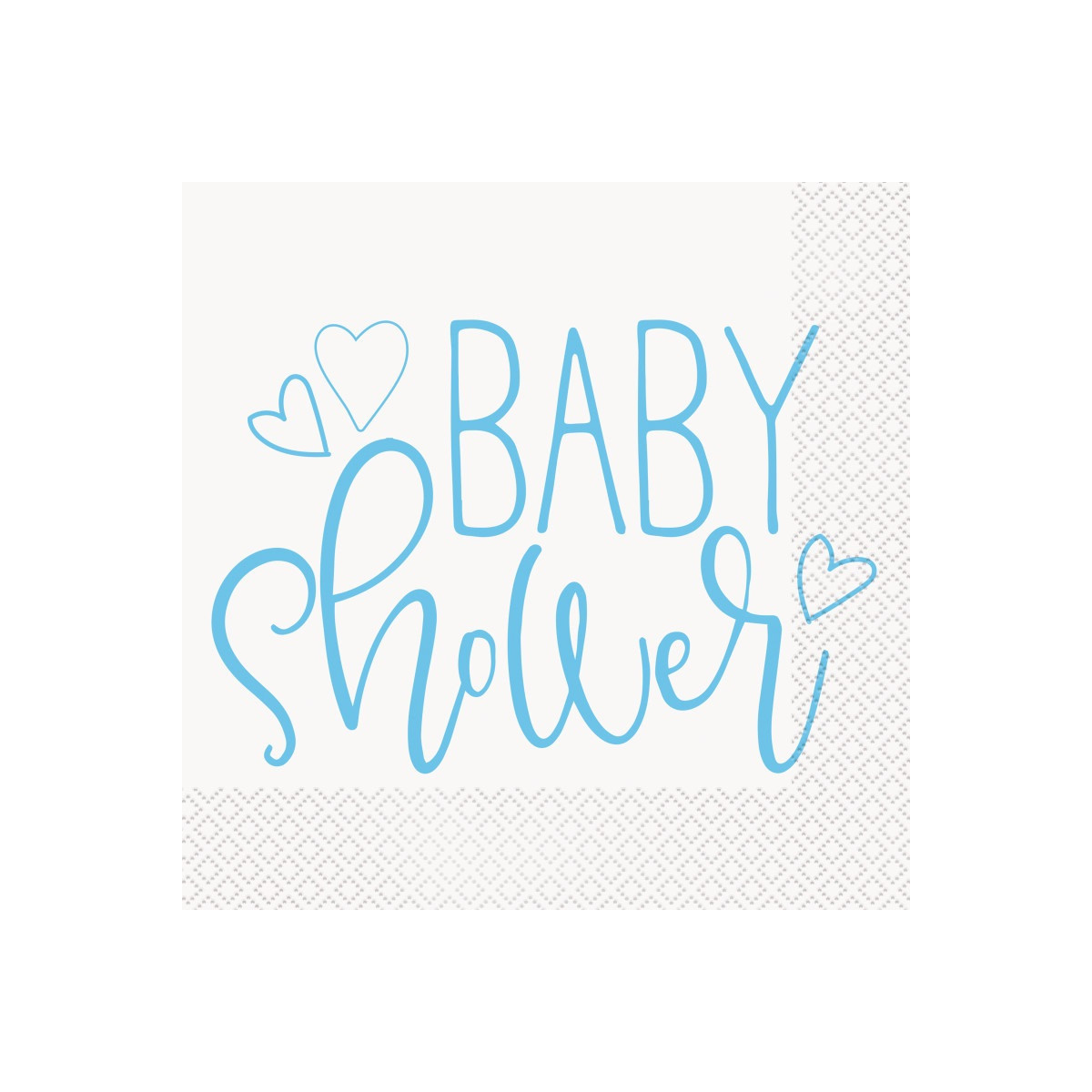 Blue Baby Shower Paper Napkins - 16 Pack Blue Baby Shower Paper Napkins - 16 Pack