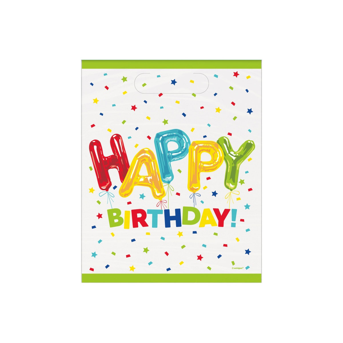 Balloon Birthday Plastic Party Bags