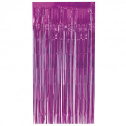 Dark Pink Door Curtain