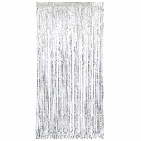 Silver Door Curtain
