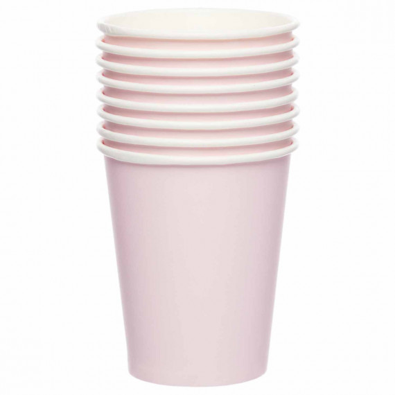 Light Pink Paper Cups