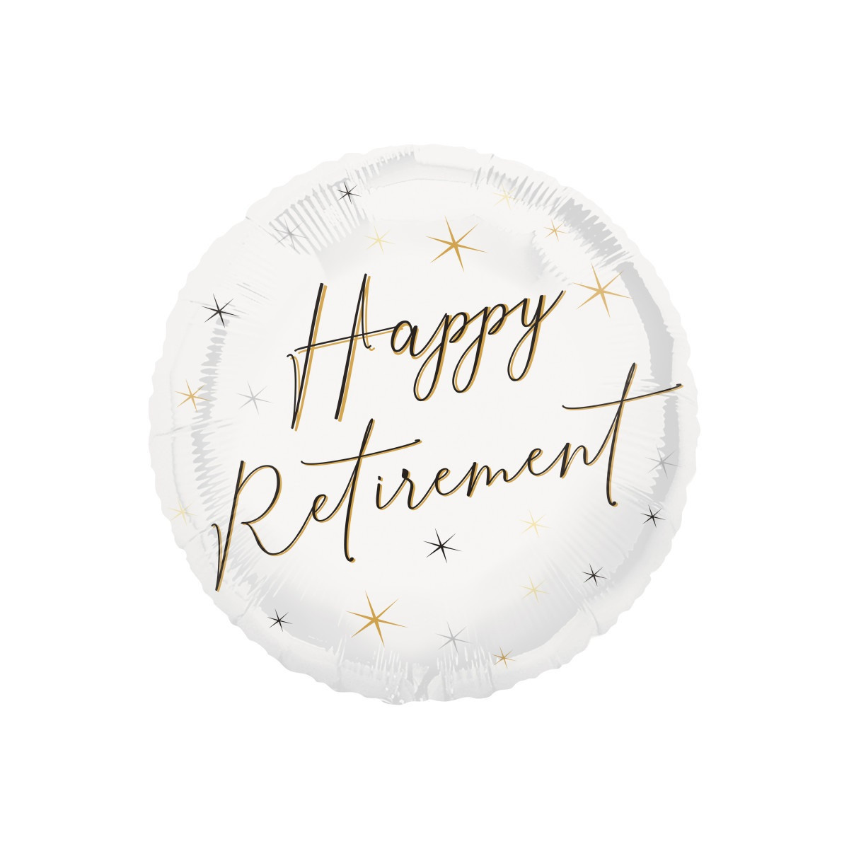 Happy Retirement Foil Balloon - Inflated Happy Retirement Foil Balloon - Inflated