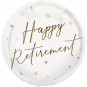 Happy Retirement Foil Balloon - Inflated Happy Retirement Foil Balloon - Inflated