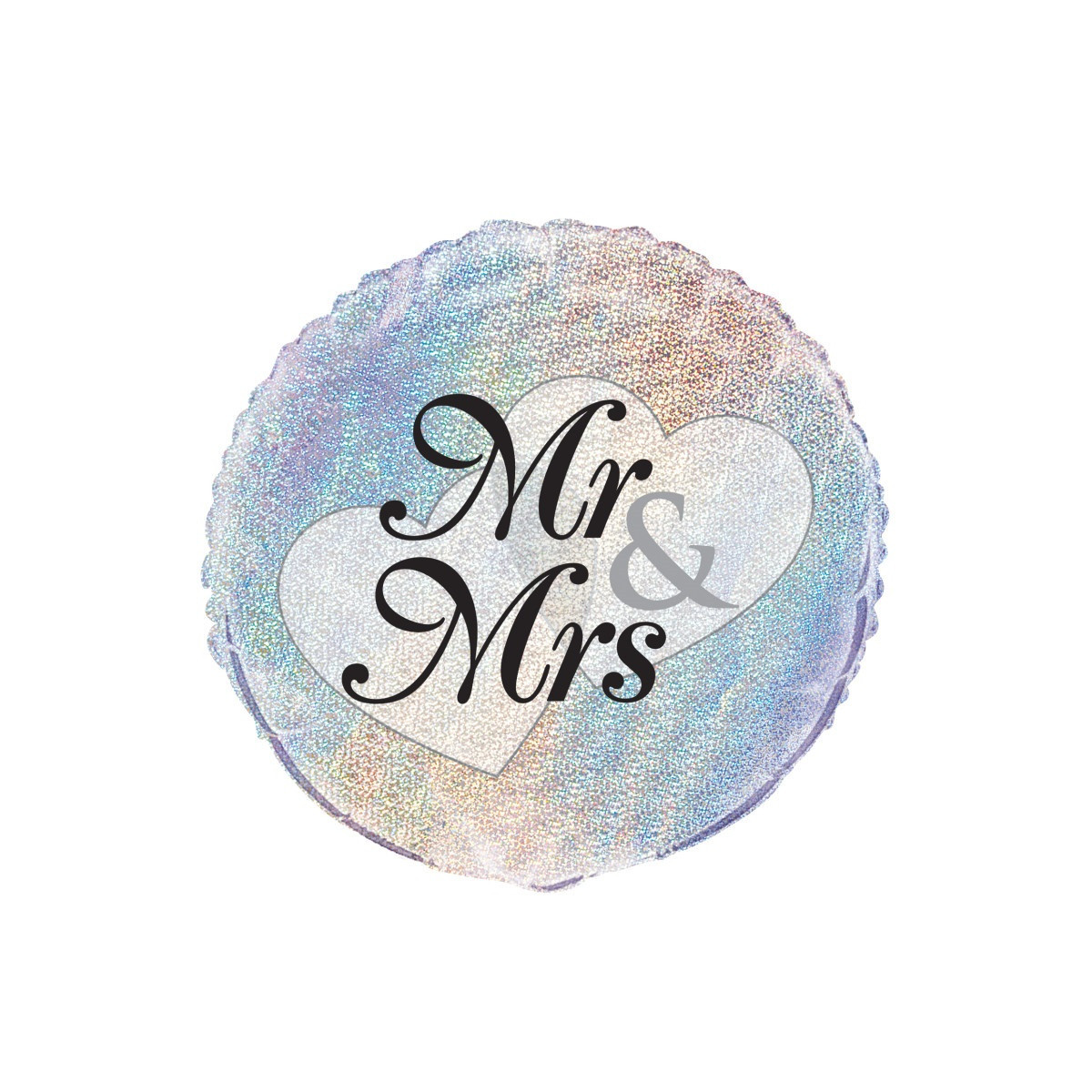 Mr & Mrs Foil Balloon - Inflated