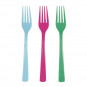 Blue, Pink and Green Plastic Forks Blue, Pink and Green Plastic Forks