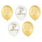 50th Anniversary Latex Balloons - Inflation Options 50th Anniversary Latex Balloons - Inflation Options