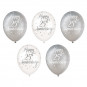 25th Anniversary Latex Balloons - Inflation Options 25th Anniversary Latex Balloons - Inflation Options