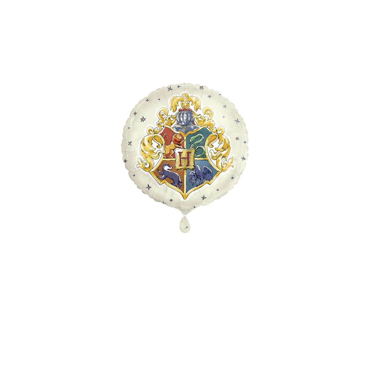 Harry Potter Hogwarts Round Foil Balloon - Inflated