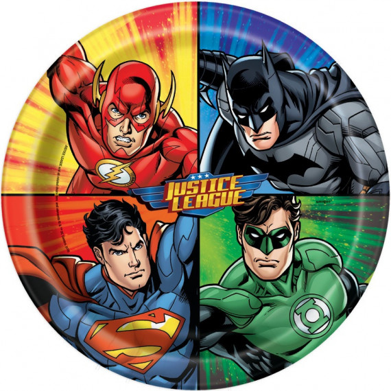 Justice League Paper Plates