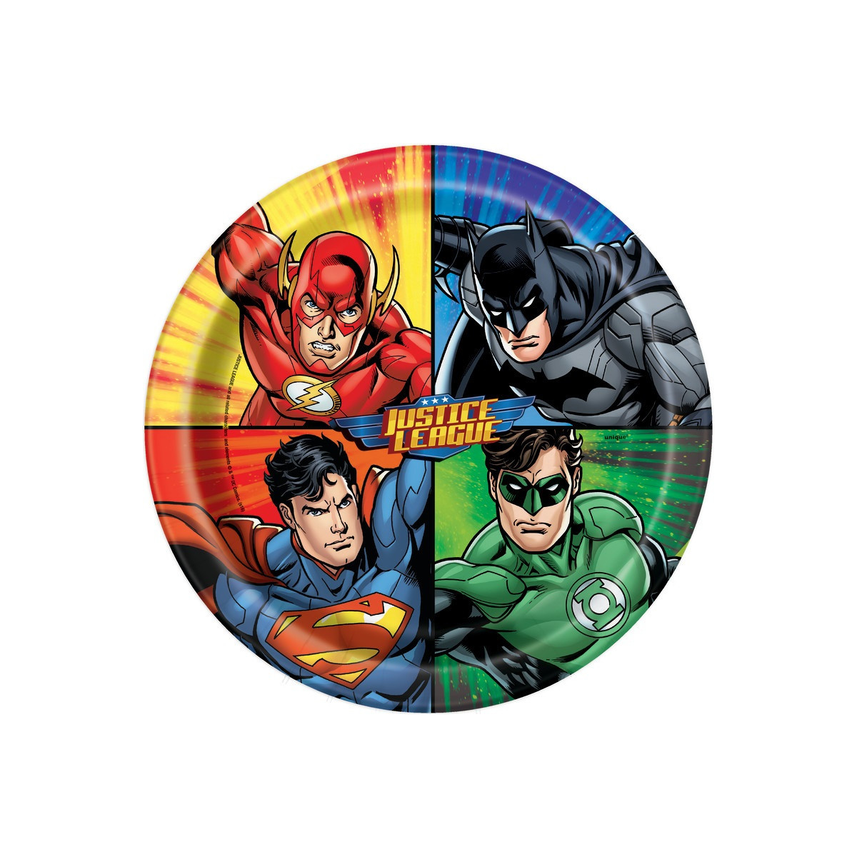 Justice League Paper Plates