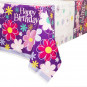 Blossom Happy Birthday Plastic Tablecover