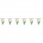 Rainbow Happy Birthday Plastic Bunting