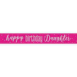 Happy Birthday Daughter Banner