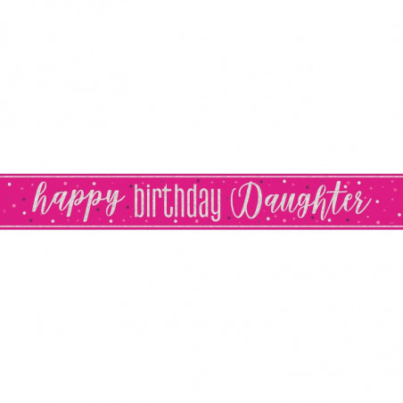 Happy Birthday Daughter Banner