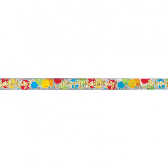 Rainbow Happy Birthday Banner