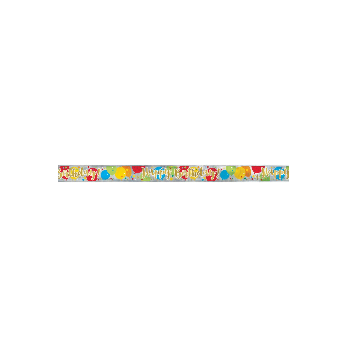 Rainbow Happy Birthday Banner