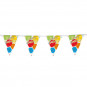 Rainbow Happy Birthday Plastic Bunting
