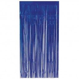 Royal Blue Door Curtain