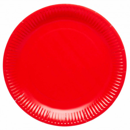 Red Paper Plates