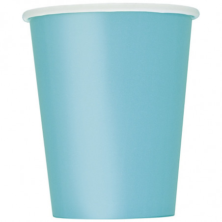 Teal Paper Cups
