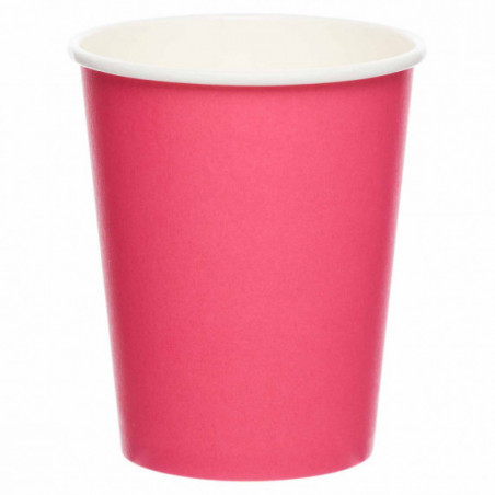 Dark Pink Paper Cups