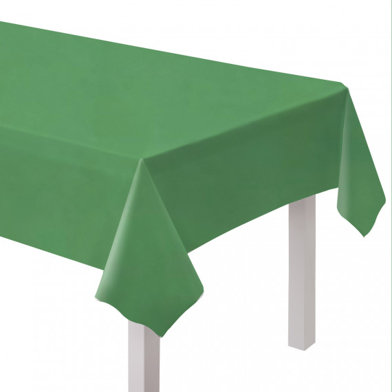 Dark Green Plastic Tablecover Dark Green Plastic Tablecover