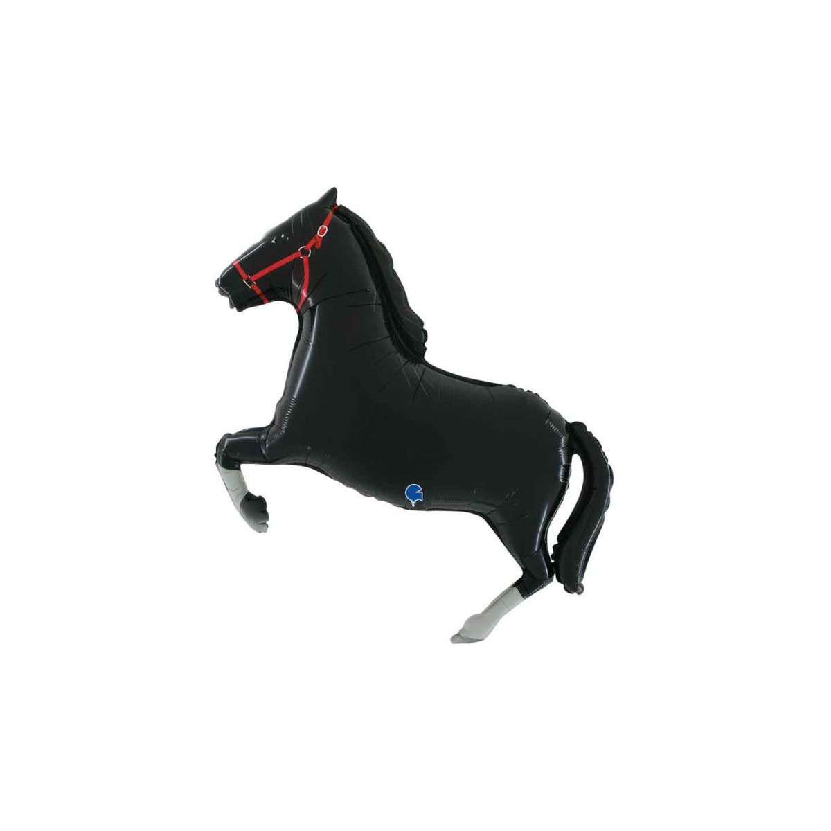 Black Horse SuperShape Foil Balloon - Inflated Black Horse SuperShape Foil Balloon - Inflated