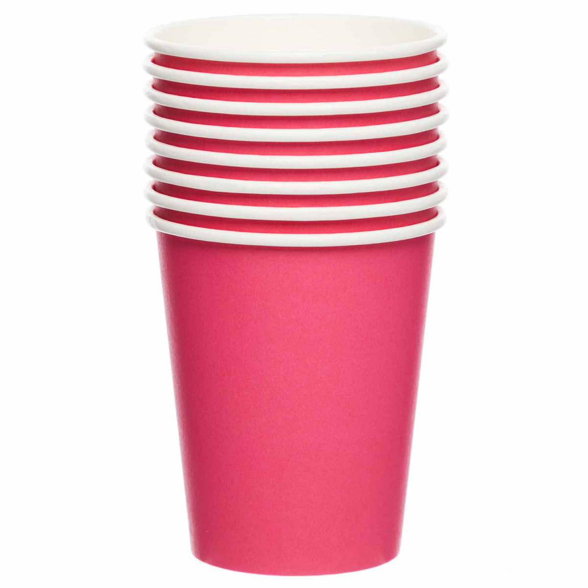 Dark Pink Paper Cups