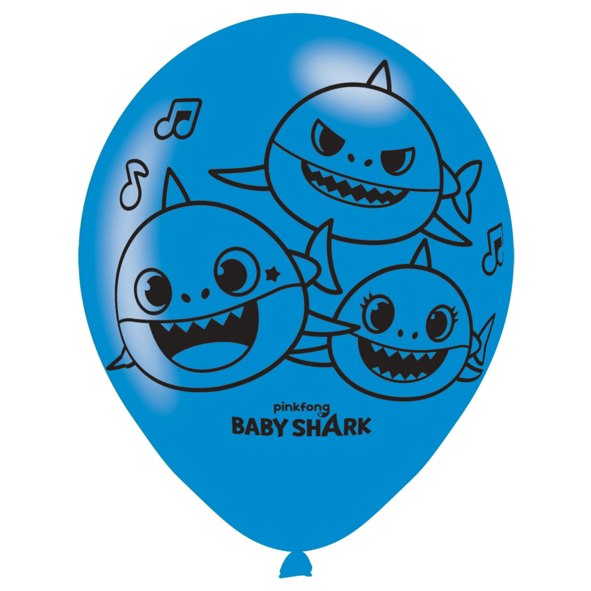 Baby Shark Latex Balloons - Inflation Options Baby Shark Latex Balloons - Inflation Options