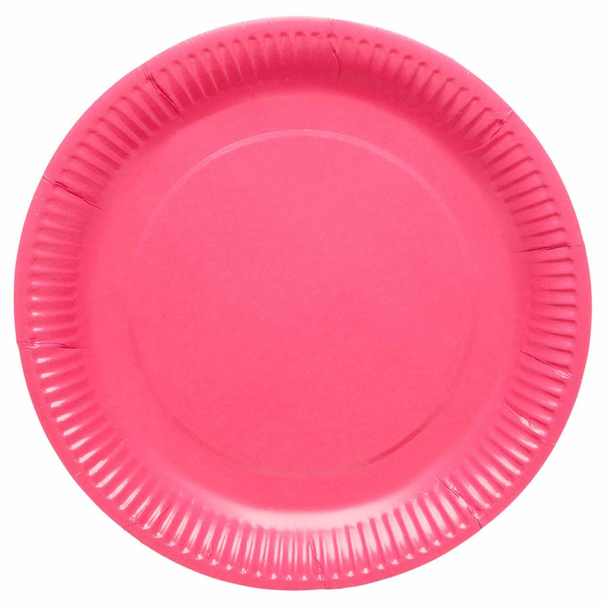 Dark Pink Paper Plates