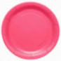 Dark Pink Paper Plates