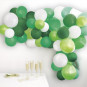 Green Balloon Garland Kit - Inflation Options Green Balloon Garland Kit - Inflation Options