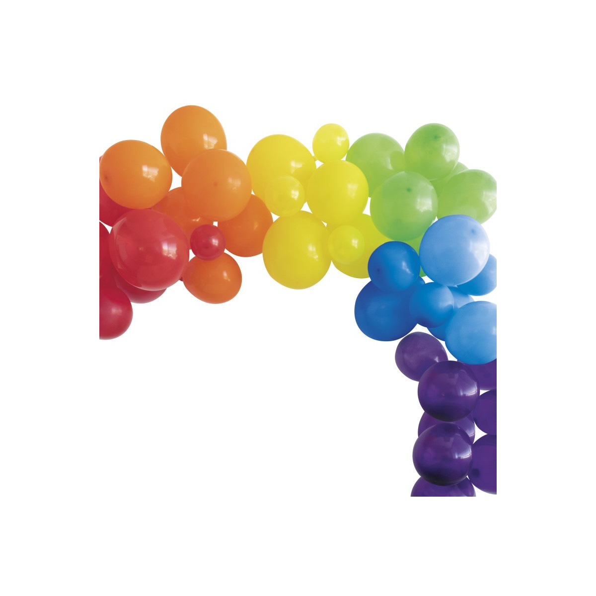 Rainbow Balloon Garland Kit - Inflation Options Rainbow Balloon Garland Kit - Inflation Options