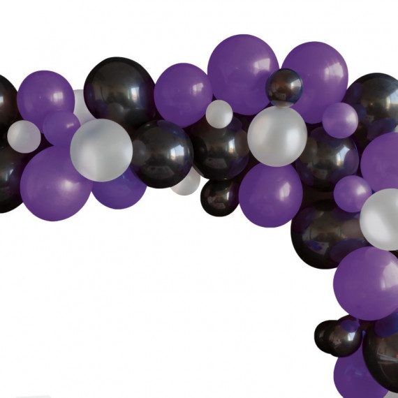 Purple Balloon Garland Kit - Inflation Options Purple Balloon Garland Kit - Inflation Options
