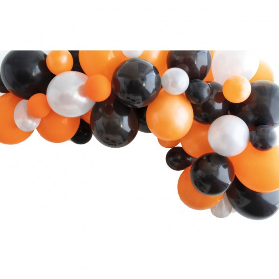 Orange Balloon Garland Kit - Inflation Options Orange Balloon Garland Kit - Inflation Options