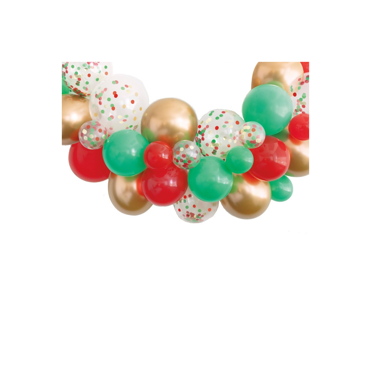 Christmas Balloon Garland Kit - Inflation Options Christmas Balloon Garland Kit - Inflation Options