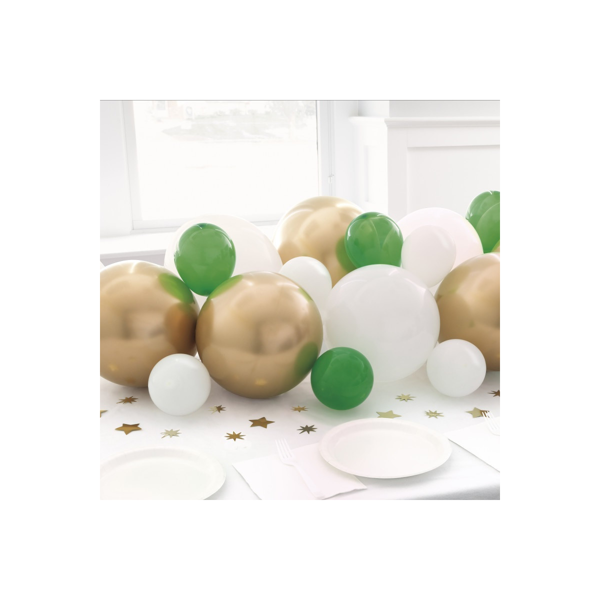 Christmas Balloon Garland Kit - Inflation Options Christmas Balloon Garland Kit - Inflation Options