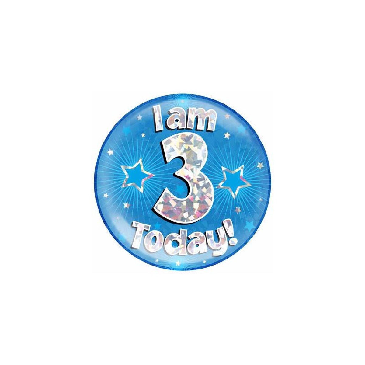 Blue Age 3 Jumbo Badge