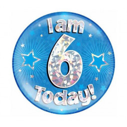 Blue Age 6 Jumbo Badge