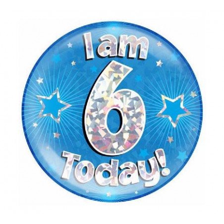 Blue Age 6 Jumbo Badge