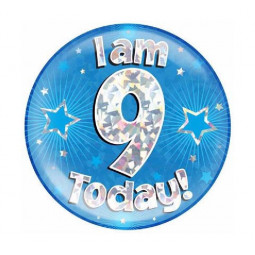 Blue Age 9 Jumbo Badge