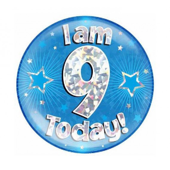 Blue Age 9 Jumbo Badge