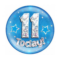 Blue Age 11 Jumbo Badge