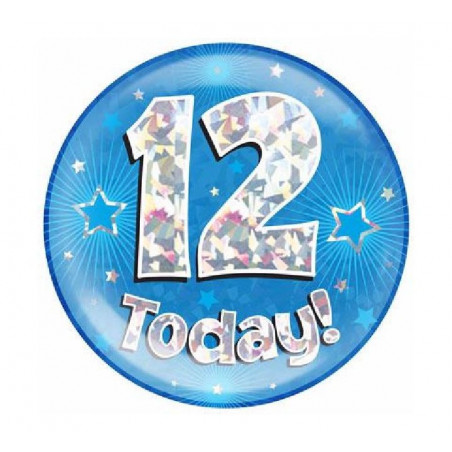Blue Age 12 Jumbo Badge