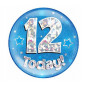 Blue Age 12 Jumbo Badge