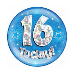Blue Age 16 Jumbo Badge