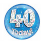 Blue Age 40 Jumbo Badge