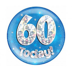 Blue Age 60 Jumbo Badge
