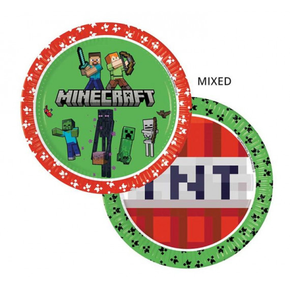 Minecraft Paper Plates